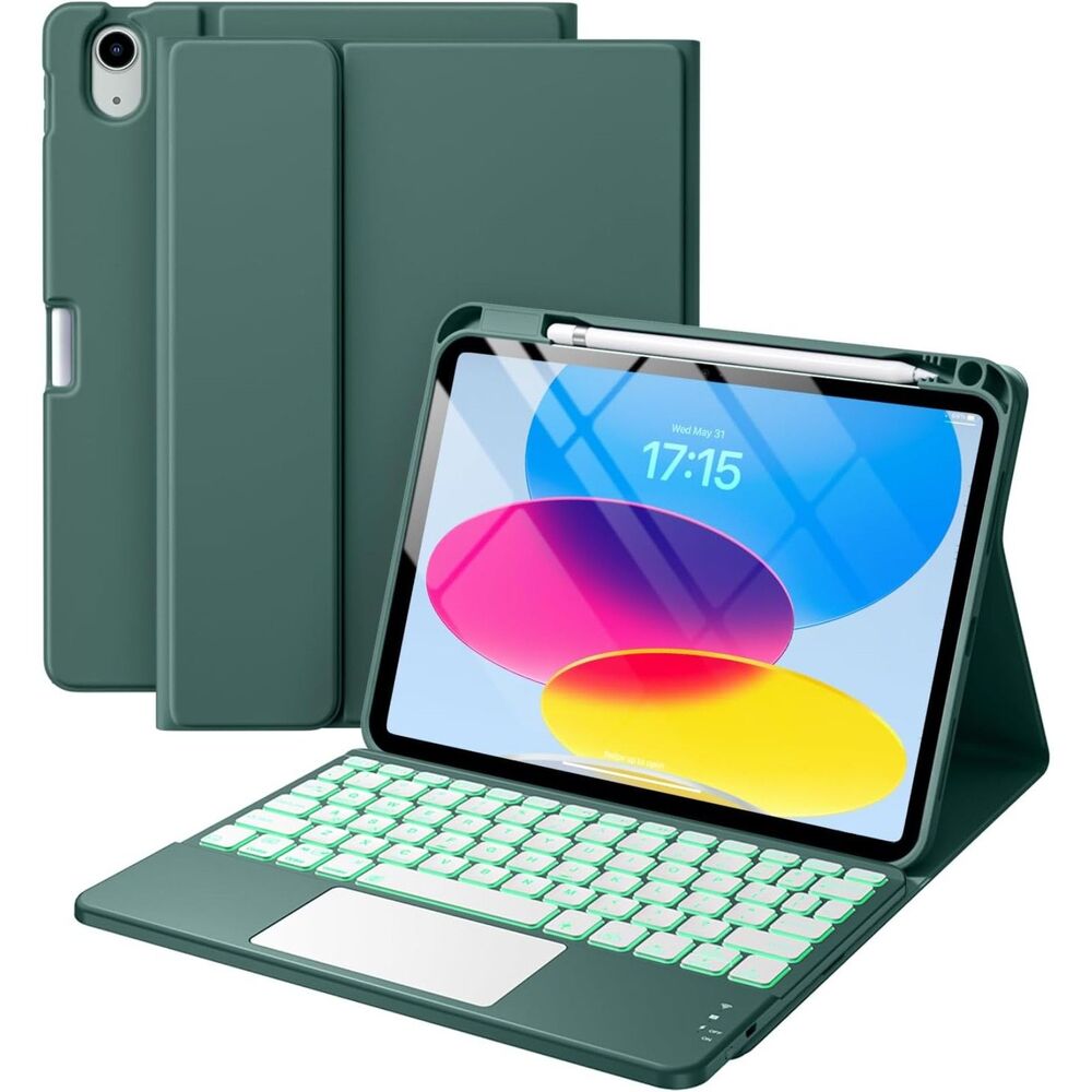 Harvopu Multi-Touch Trackpad Keyboard Case for iPad 10th Gen 10.9& 11th Gen